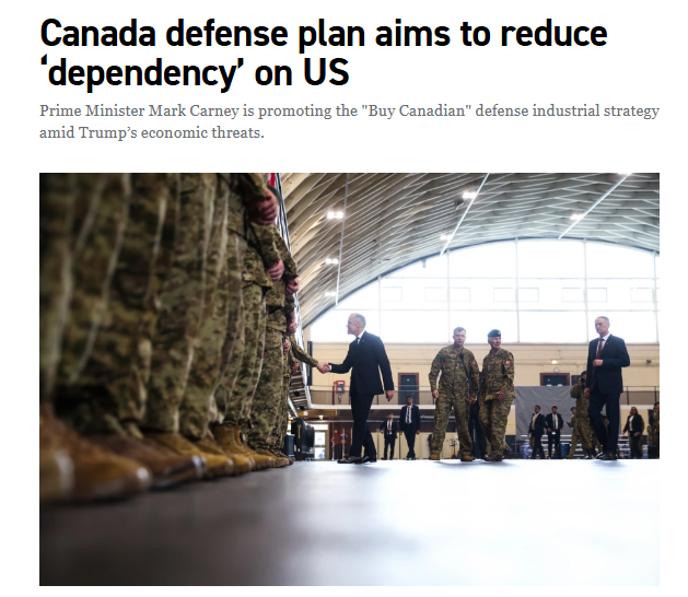 闪评 | 从优势到劣势 卡尼为何点破加拿大对美依赖？