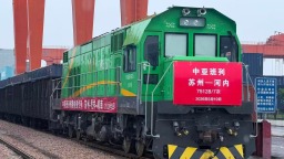 华东地区首列中越“铁路快通”启运