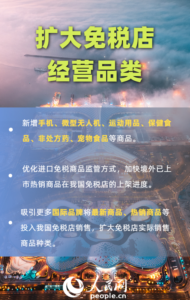 免税店政策“上新” 一组海报带你划重点