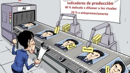 【Caricatura editorial】Cien rumores fabricados al día