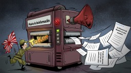 【Caricatura editorial】“IA + Desinformación”