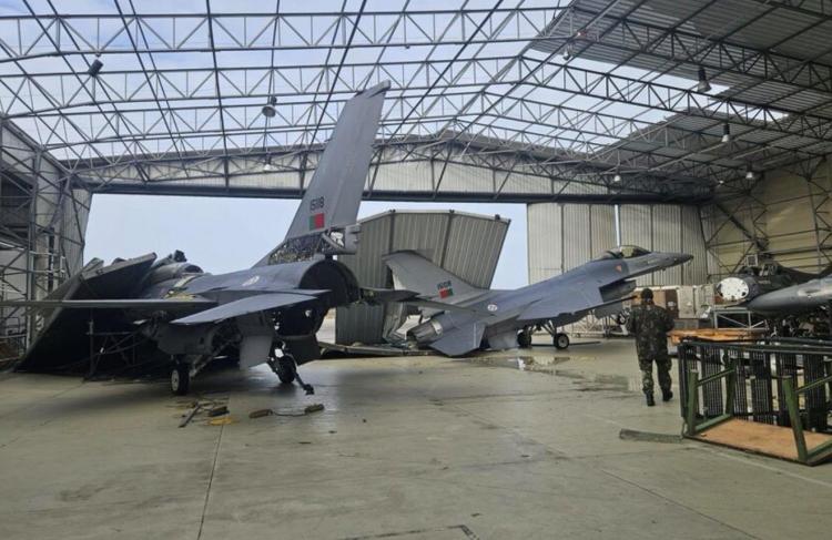 冬季风暴肆虐 葡萄牙一空军基地多架战机受损
