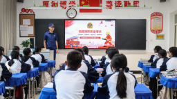 张掖市消防救援支队：军训植入消防课 守护校园安全