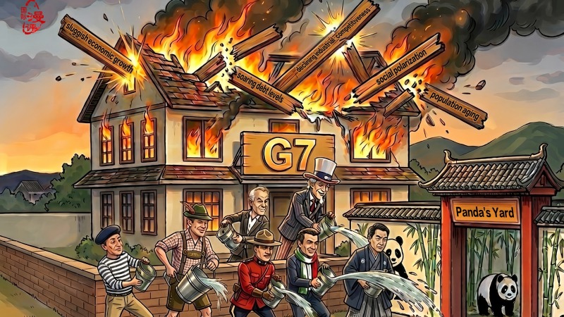 【Editorial Cartoon】This Is How They Put Out the Fire!