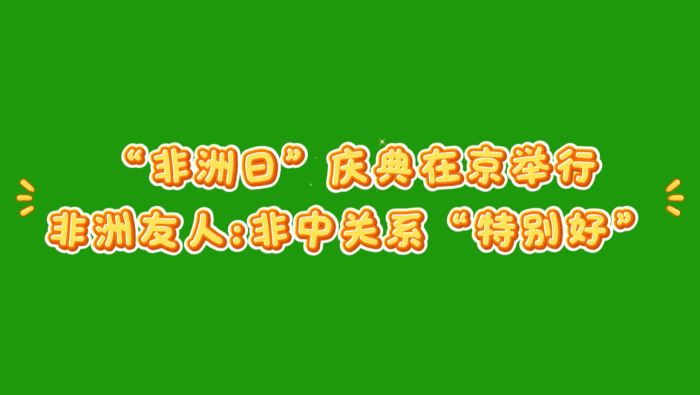 “非洲日”庆典在京举行 非洲友人：非中关系“特别好”