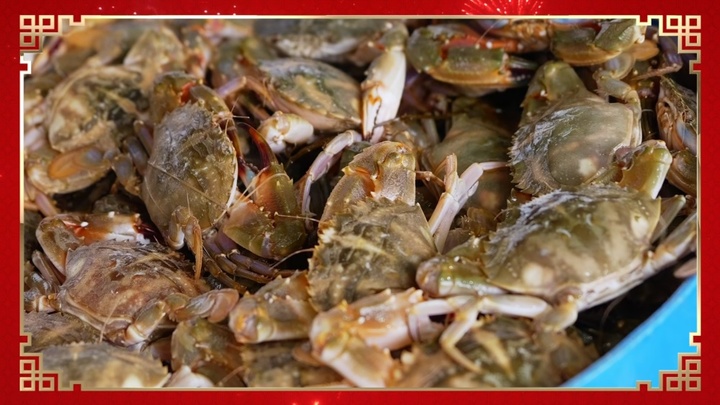 热气腾腾的中国年｜“码”上知鲜！来看科技感满满的海鲜盛宴