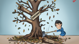 【Caricatura editorial】Autodestrucción