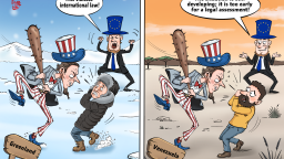 【Editorial Cartoon】Double Standards Laid Bare