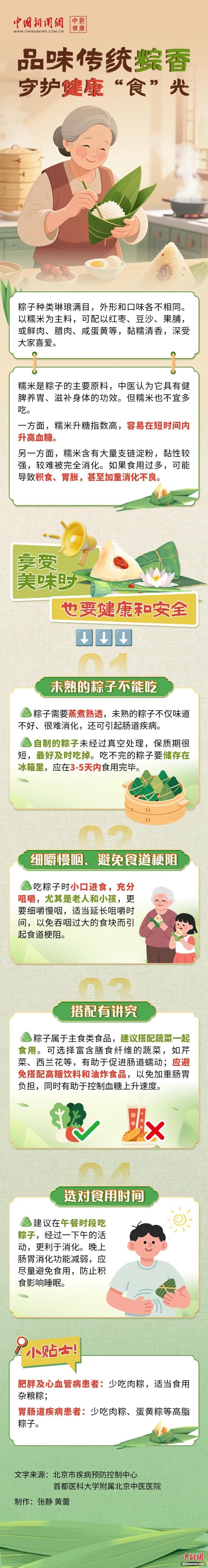 中新健康｜品味传统粽香，守护健康“食”光