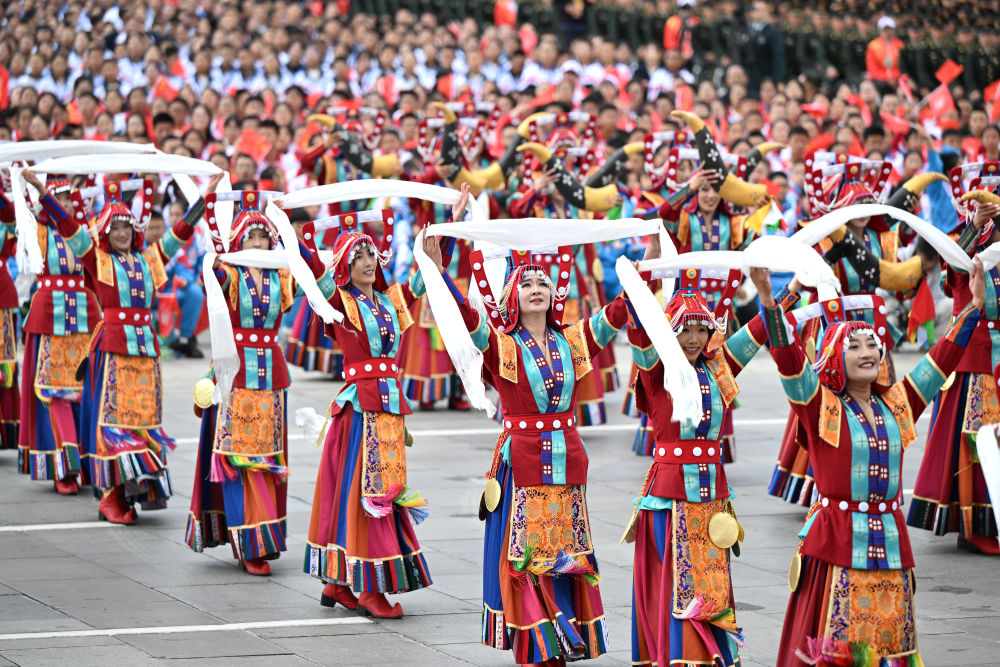 高清大图丨西藏自治区成立60周年庆祝大会现场直击