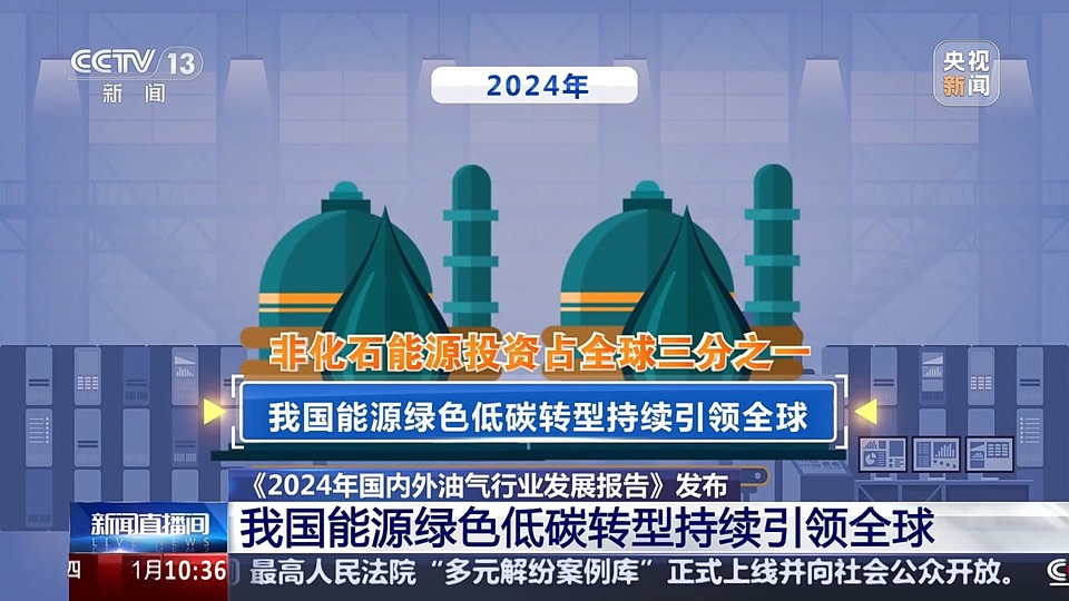 我国能源绿色低碳转型持续引领全球 2025年石油消费将达峰值