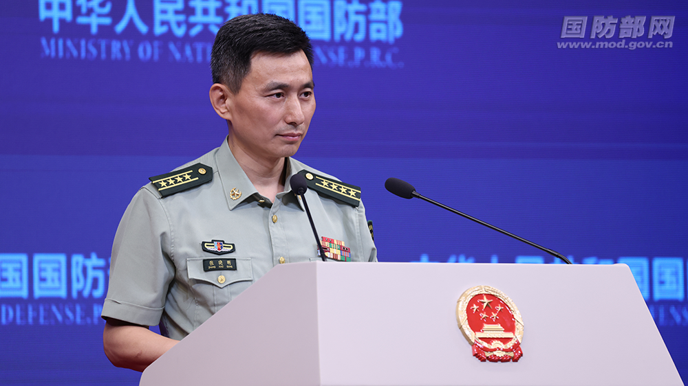 国防部：美方不要总是为自己臆想“强大的敌人”_fororder_图片1