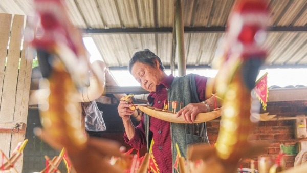 道县老木匠的“龙船崽崽”