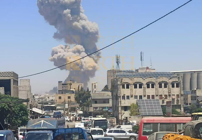 叙利亚伊德利卜省北部一弹药库发生爆炸