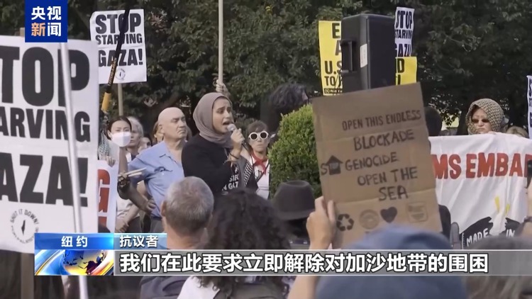 饿死孩子是战争罪 特拉维夫民众抗议以对加沙实施“饥饿政策”