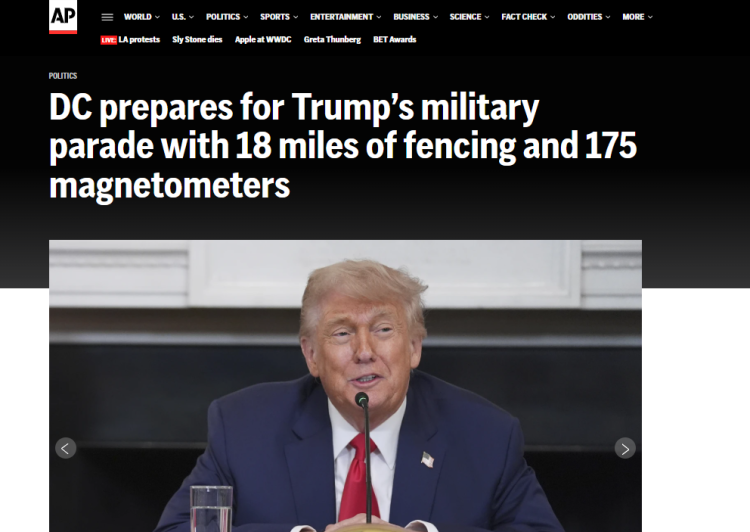 增强安保 加固路面 美国这么准备阅兵式_fororder_企业微信截图_20250610112135