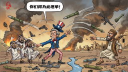【国际漫评】边挨打，边埋单