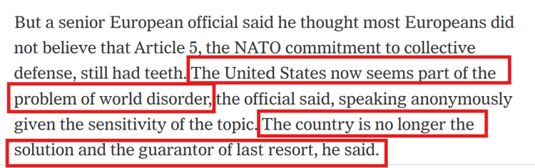 深观察 | 跨大西洋同盟濒临“空心化”：当美国“成为混乱的一部分”_fororder_2