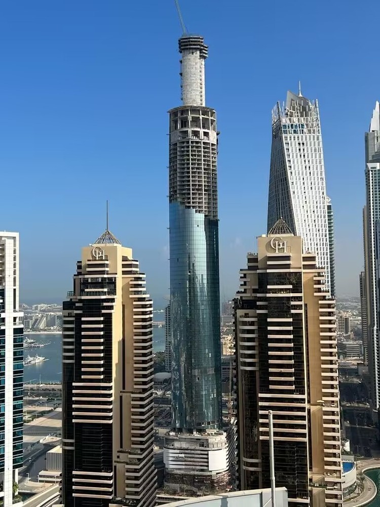 资讯有故事丨迪拜新地标373.5米！中国建设者如何建成全球最高酒店类建筑？