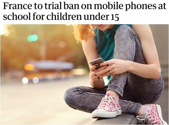 巴西出台法案 限制中小学生在校使用手机
