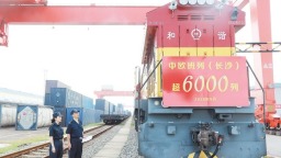 中欧班列（长沙）累计开行超6000列 开行规模稳居全国“第一方阵”