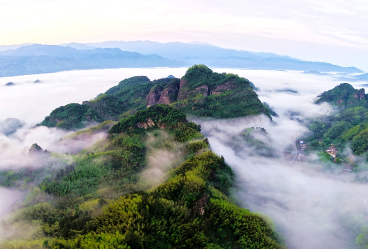 “五一”邂逅湖南崀山云海日出_fororder_4