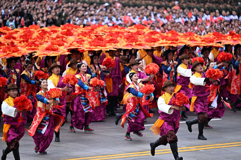 高清大图丨西藏自治区成立60周年庆祝大会现场直击