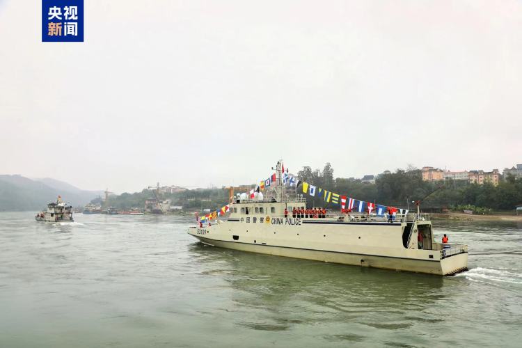 第164次中老缅泰湄公河联合巡逻执法行动正式启动