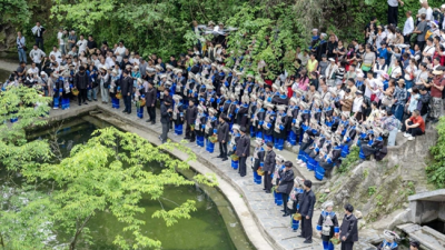 Zhenyuan Baojing "San Yue San" Festival Heats Up: A Vibrant Folk Celebration