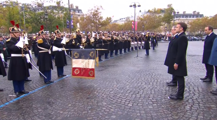 法国举行一战停战日纪念活动