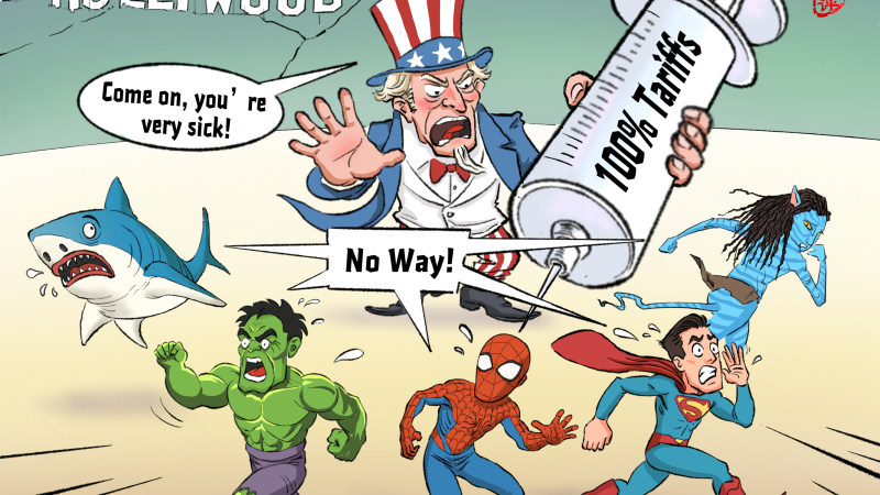 【International Editorial Cartoon】“Come on, you’re very sick!”