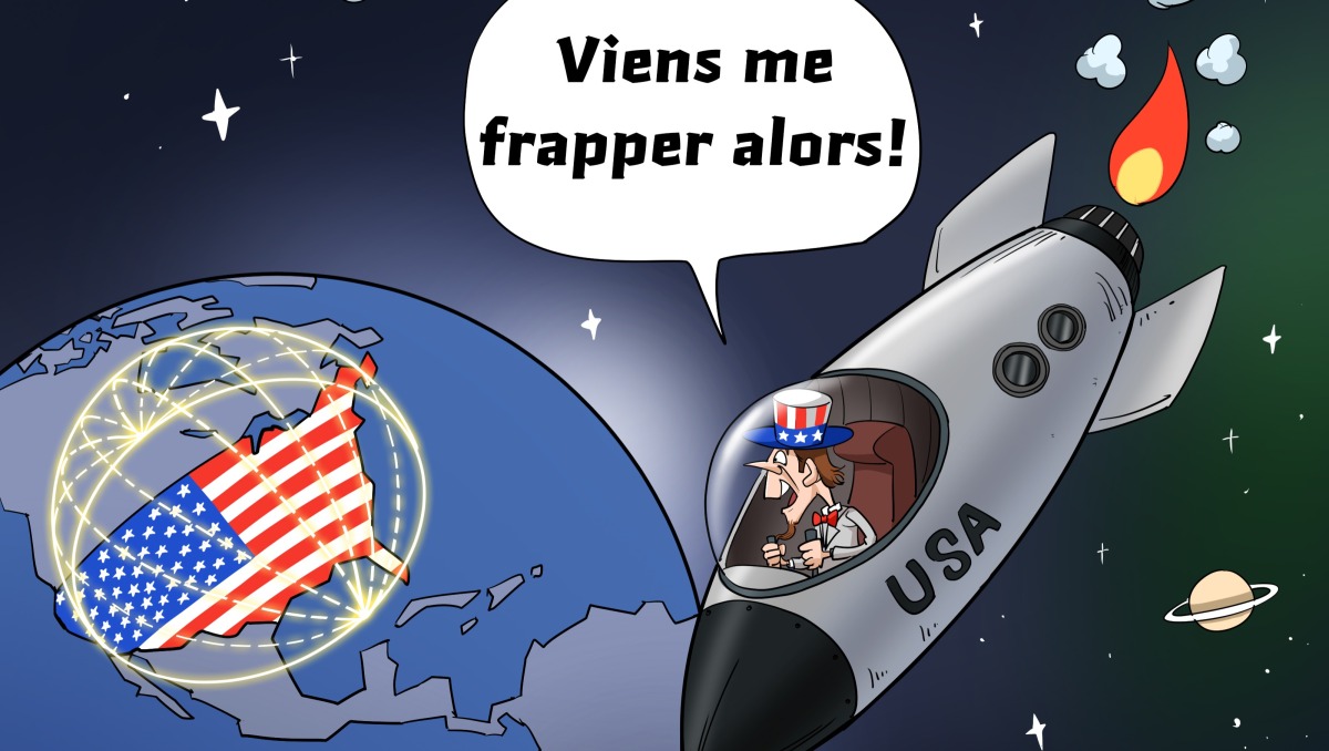 【Actualité en caricatures】Viens me frapper alors!