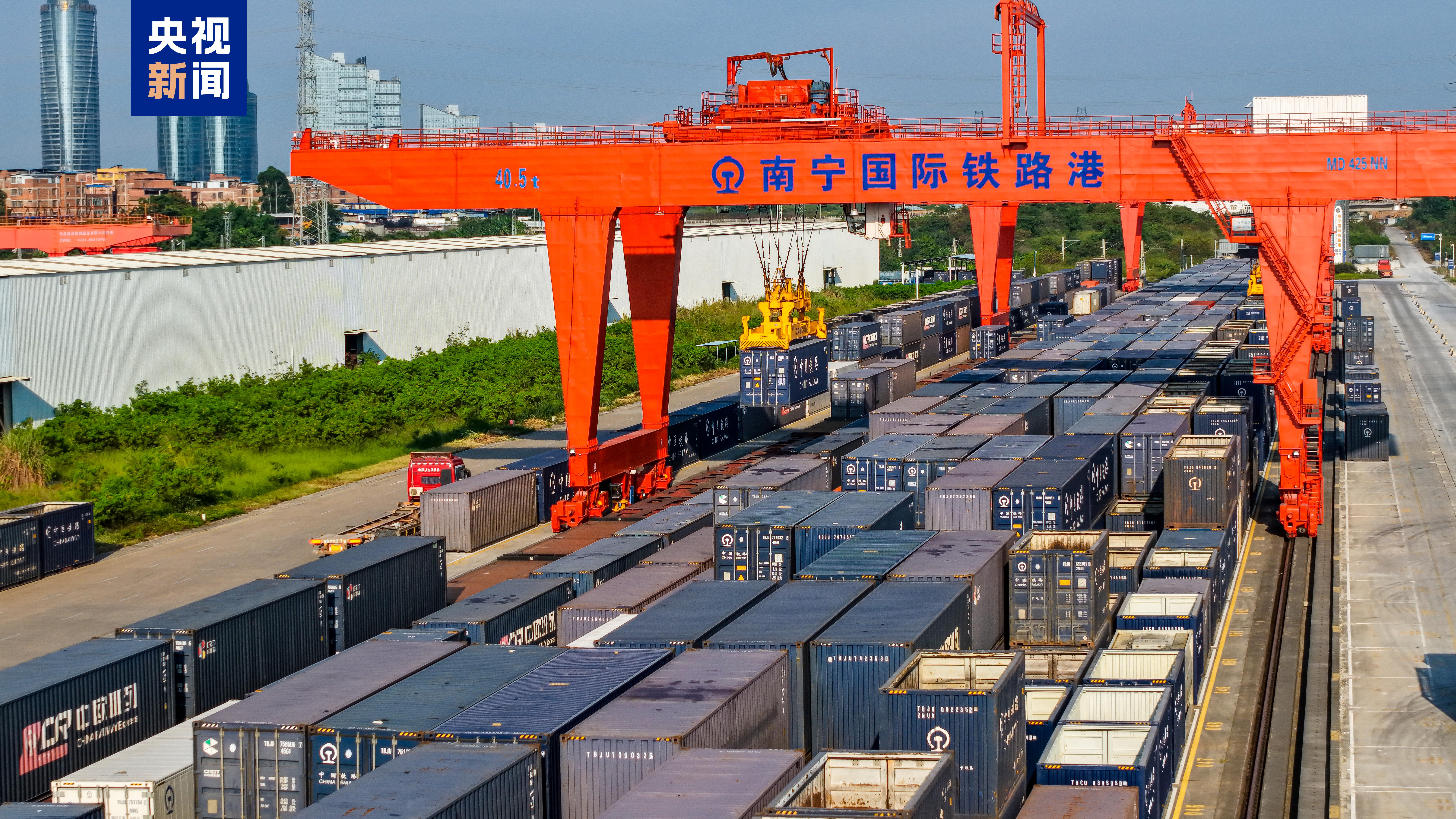 今年上半年广西始发中越班列发货量同比增长283%