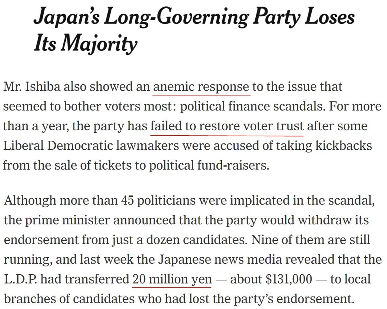 日本自民党为何惨败？这个系数给你答案