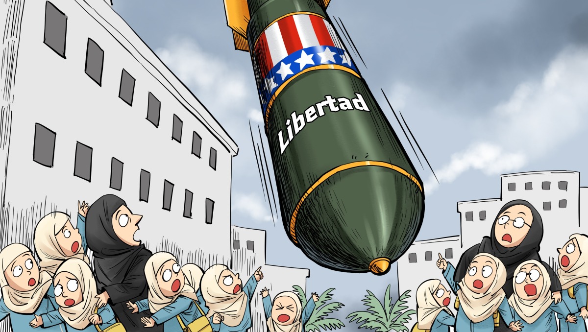 【Caricatura editorial】¿Esta es la libertad que les traes?
