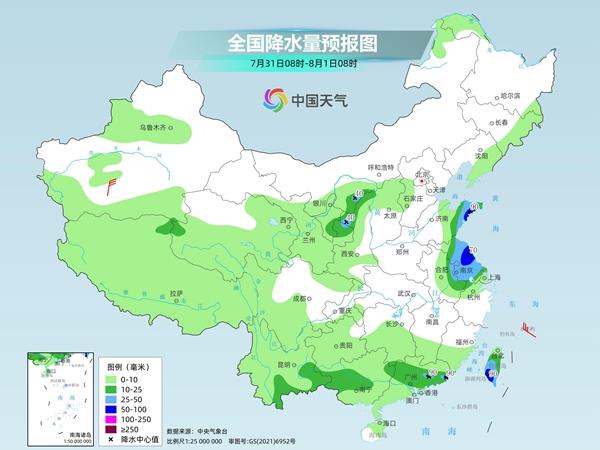 华东地区降雨持续 陕川渝等地有40℃高温酷热天气