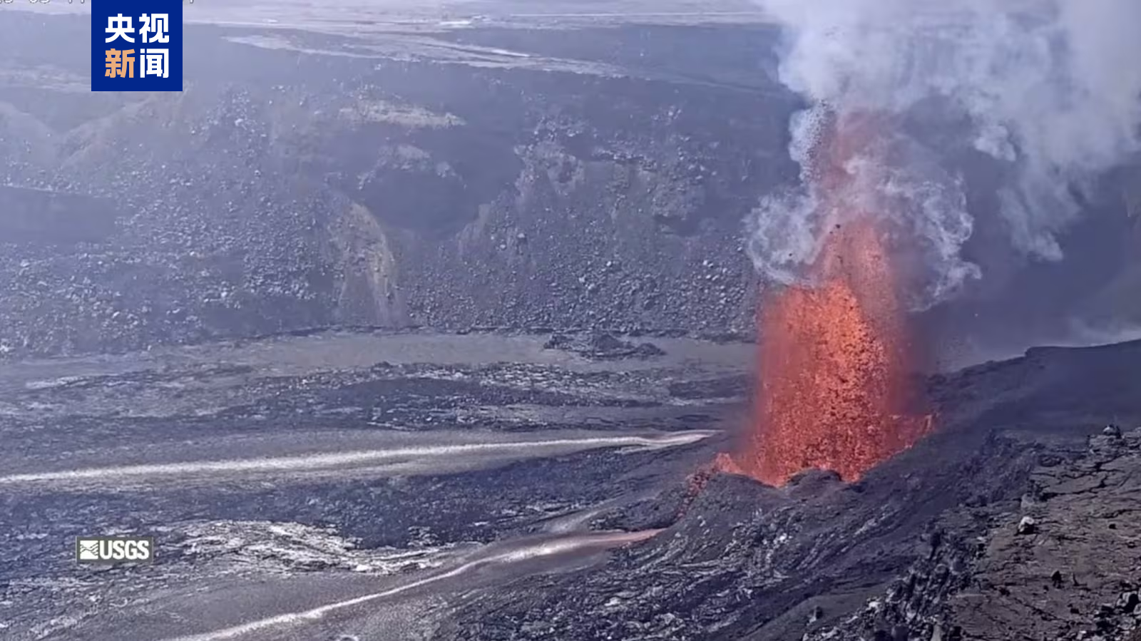 美国夏威夷基拉韦厄火山喷发