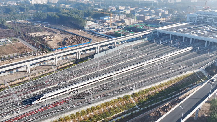怀兴城际铁路廊兴段开始按图行车试验