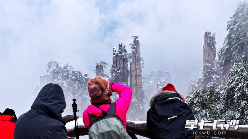 组图｜雪后初霁，张家界云海雾凇日出同框如仙境_fororder_73bb6fc3346a1fc842f66a7060023e61watermark167c96f59790d9