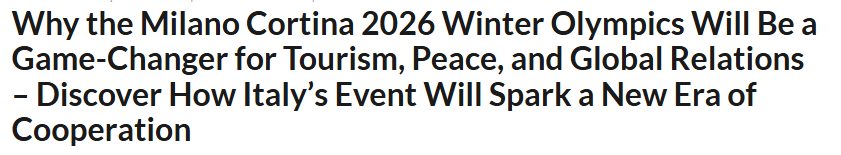 全球媒体聚焦 | 外媒：冬奥会不仅是竞技舞台 更是和平与合作之桥_fororder_2dfb42a3345a42ccab42c37d83d46a77