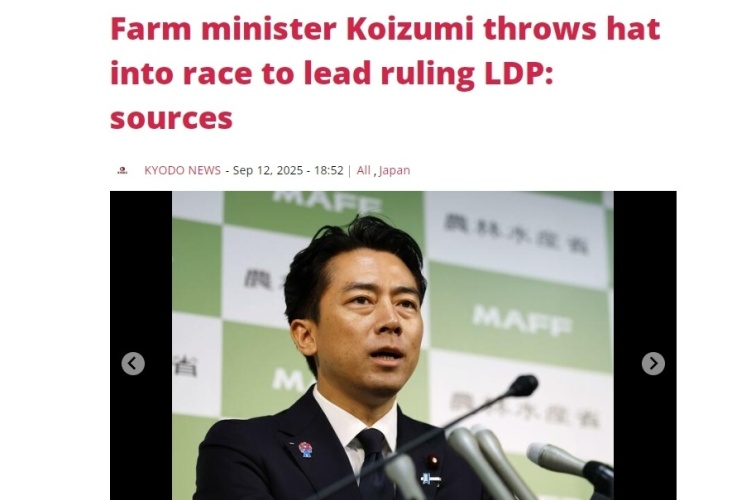 闪评丨5人“混战”， 日本自民党总裁宝座“花落谁家”？