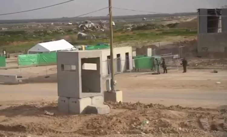 以色列在拉法口岸以军控制区设专用安检通道