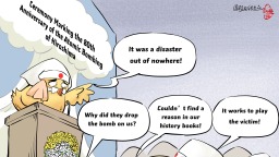 【Editorial Cartoon】Victimhood Cosplay