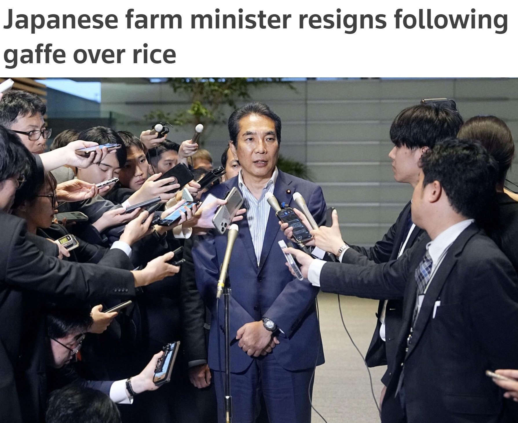 深观察丨“大米危机”撼动日本政坛