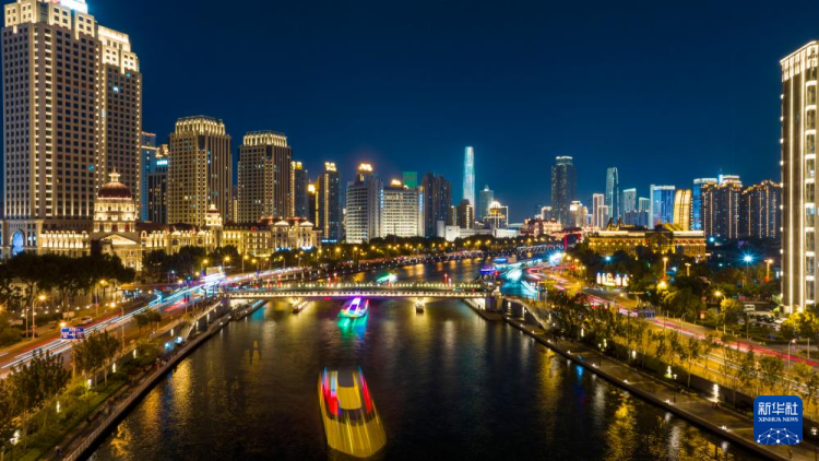 美丽中国｜璀璨灯光 扮靓津夜