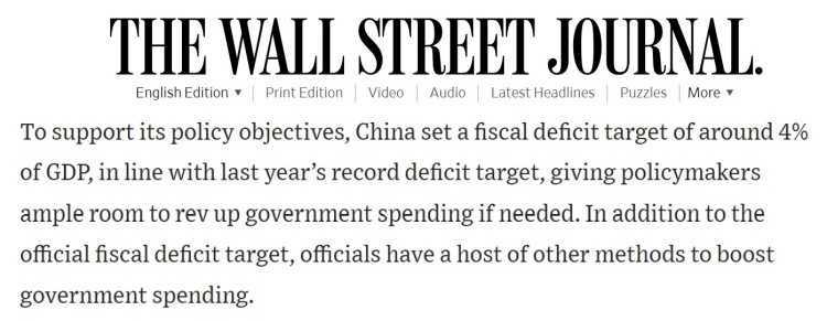 全球媒体聚焦 | 外媒：中国设定4.5%-5%的增长目标彰显高质量发展决心