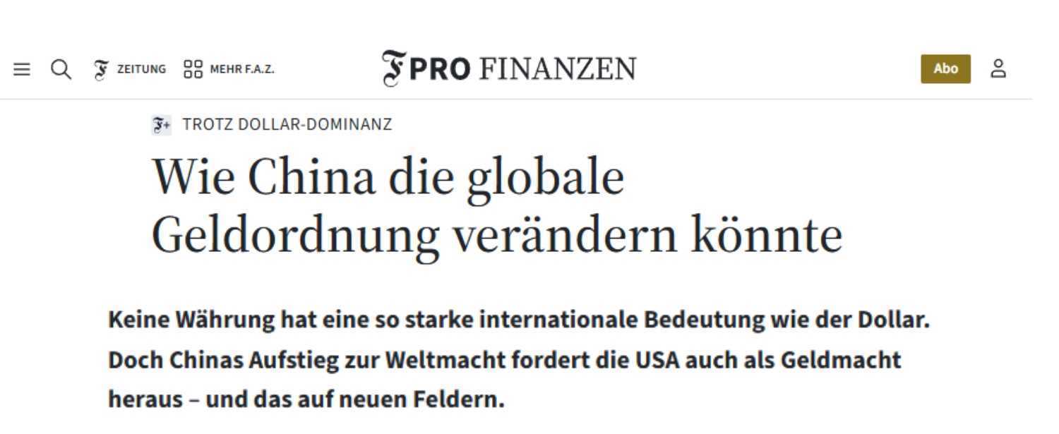 全球媒体聚焦｜德国媒体：人民币国际地位正在提升 - 国际在线移动版