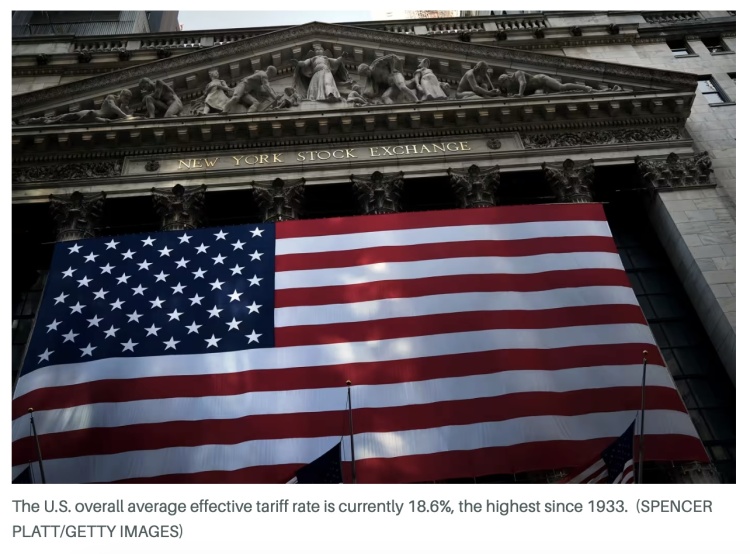 全球媒体聚焦 | 1.5%→28% 美国关税正一步步侵蚀其经济自由