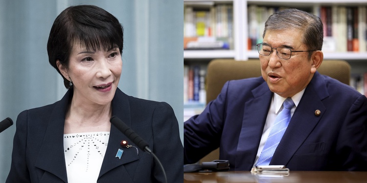 日本自民党总裁选举第一轮结束：高市早苗、石破茂进入决胜轮