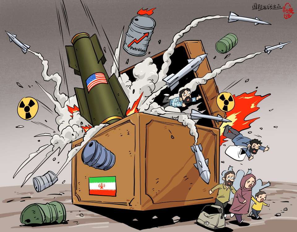 【Caricatura editorial】Caja de Pandora_fororder_西语